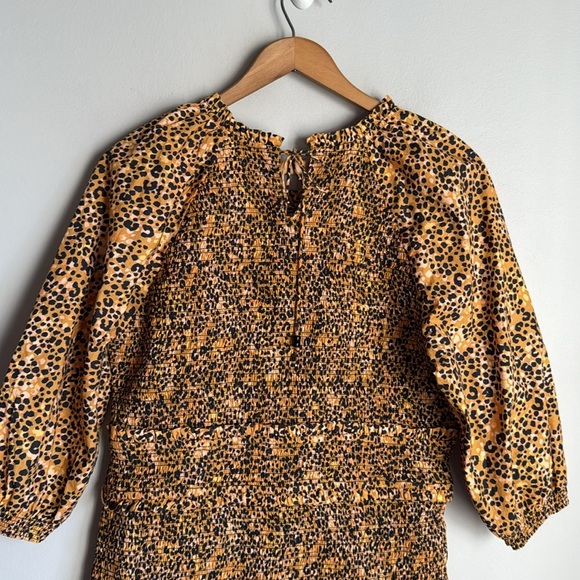 SAYLOR Mia smocked Mini Dress in Multi Large - Picture 9 of 14